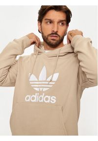 Adidas - adidas Bluza adicolor Classics Trefoil IZ2359 Beżowy Regular Fit. Kolor: beżowy. Materiał: bawełna #3