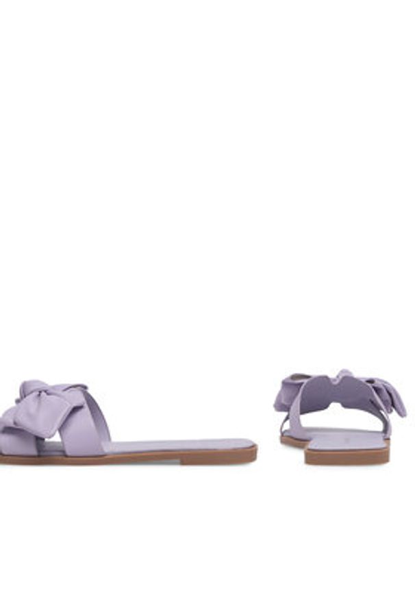 Jenny Fairy Klapki WYL0710-10 Fioletowy. Kolor: fioletowy. Materiał: skóra