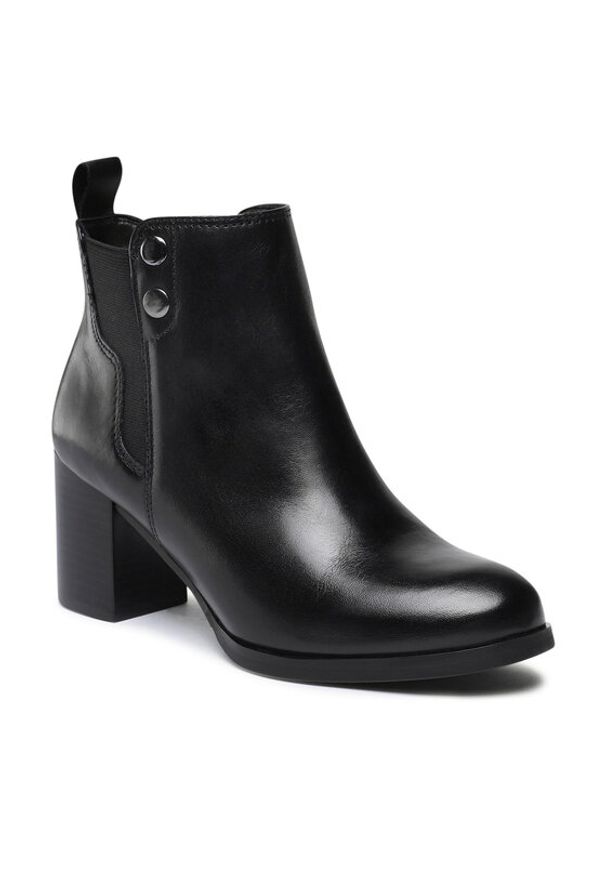 Lasocki Botki WB-BOUVIER-AW22-51 Czarny. Kolor: czarny. Materiał: skóra