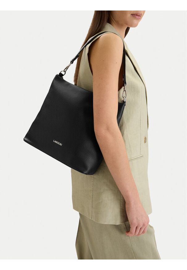 Lasocki Torebka CEO-LSK-X-006-07 Czarny. Kolor: czarny