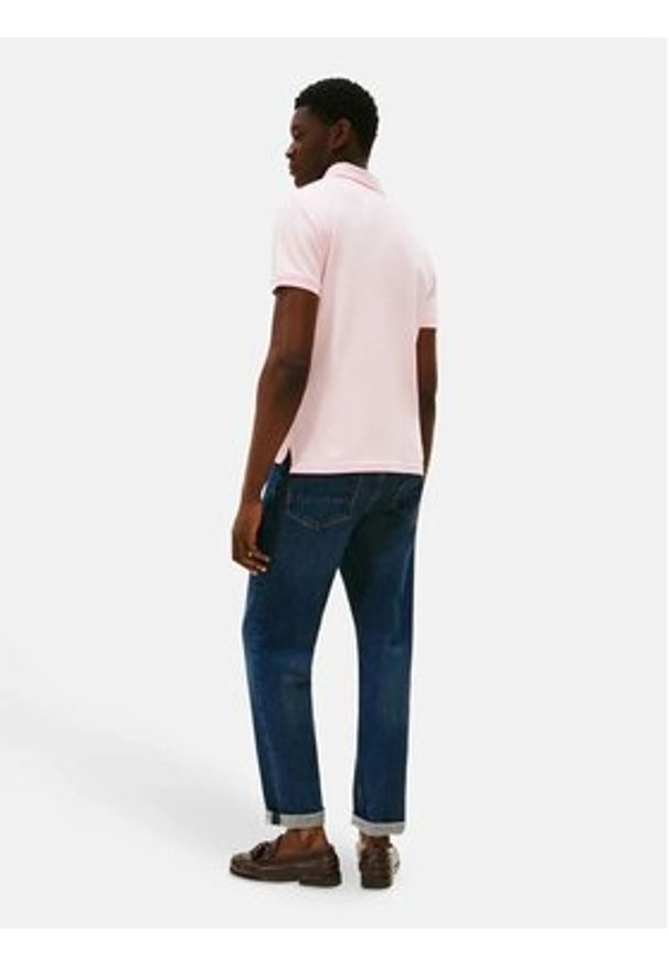 TOMMY HILFIGER - Tommy Hilfiger Polo 1985 MW0MW17770 Różowy Regular Fit. Typ kołnierza: polo. Kolor: różowy. Materiał: bawełna