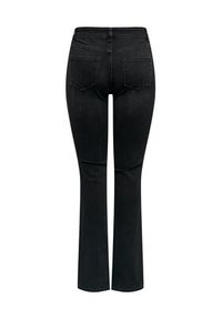 only - ONLY Jeansy 15286686 Czarny Flared Fit. Kolor: czarny #5