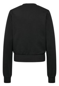 Damska bluza typu crop Hummel LGC Daya. Kolor: czarny. Materiał: dresówka, materiał. Sport: fitness #2