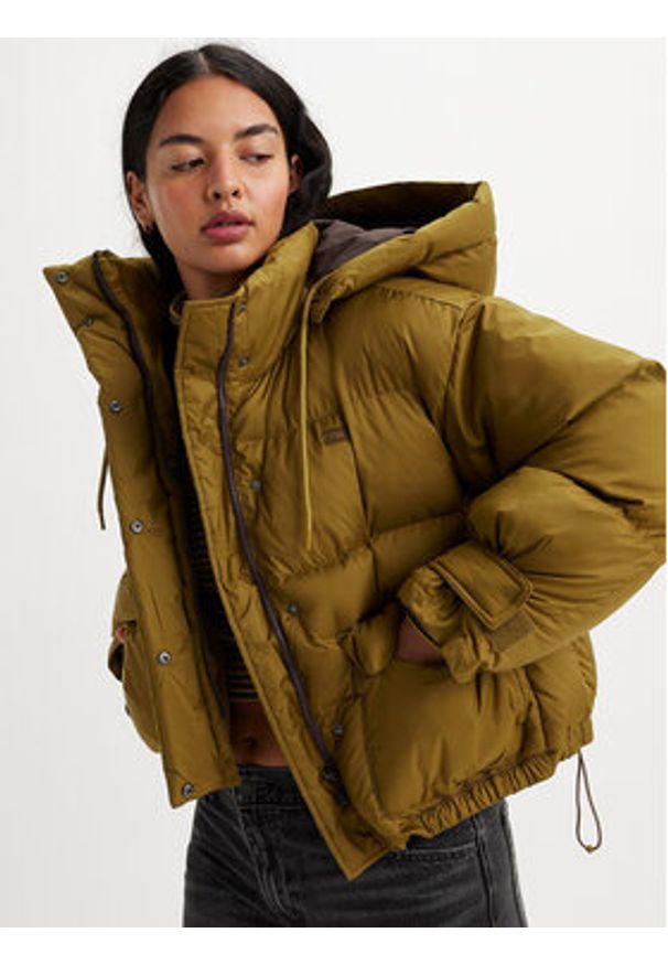 Levi's® Kurtka zimowa Baby Trapeze A5896-0001 Zielony Regular Fit. Kolor: zielony. Materiał: syntetyk. Sezon: zima