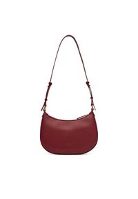 Pinko - PINKO Torebka Half Moon Mini Fl 102790 A0F1 Bordowy. Kolor: czerwony. Materiał: skórzane #5