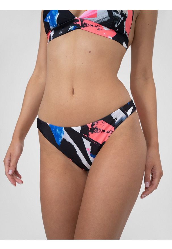 4f - 4F Dół od bikini damski XXL. Kolor: wielokolorowy. Materiał: dzianina, materiał. Wzór: gładki