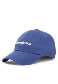 Tommy Jeans Czapka z daszkiem Script Logo AM0AM14455 Niebieski. Kolor: niebieski. Materiał: bawełna #1