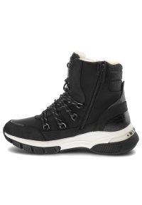 Czarne Śniegowce Mustang Ocieplane Buty Damskie. Kolor: czarny. Materiał: futro, skóra ekologiczna. Sezon: zima. Styl: elegancki #5