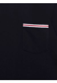 Big-Star - Koszulka męska z kieszonką czarna Toms 906. Okazja: na co dzień. Kolor: czarny. Materiał: dzianina, bawełna. Wzór: aplikacja. Styl: casual, klasyczny #2