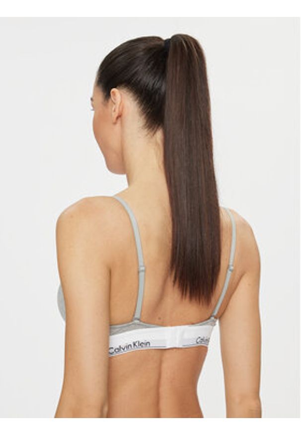 Calvin Klein Underwear Biustonosz braletka 000QF5650E Szary. Kolor: szary. Materiał: bawełna