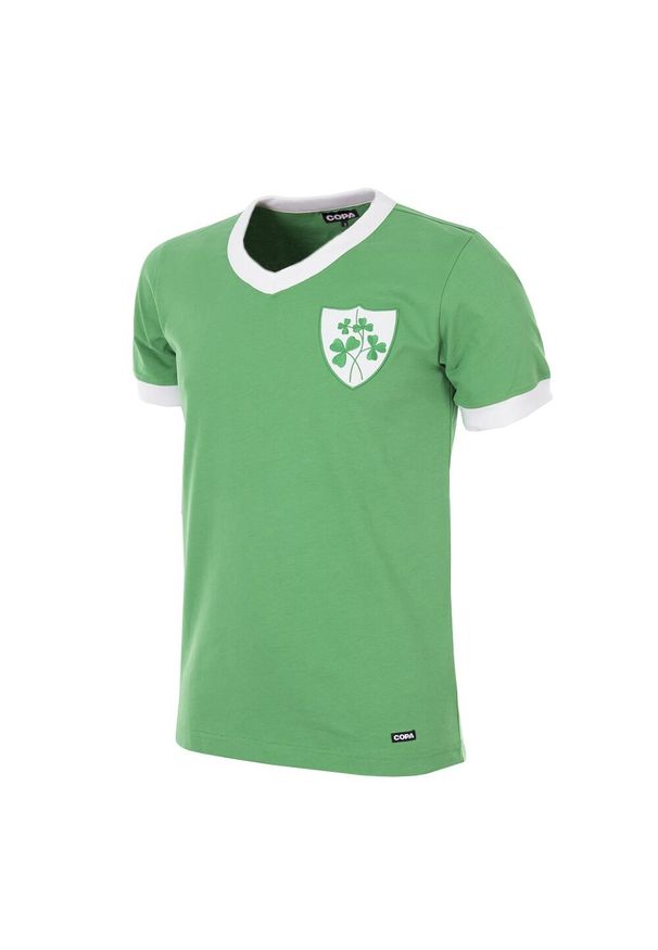 COPA FOOTBALL - Koszulka piłkarska retro - dorosły - Irlandia 1965 - Zielona. Kolor: zielony. Sezon: lato. Sport: piłka nożna