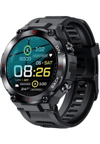 Smartwatch Hagen Smartwatch męski Hagen HC35.24.534 czarny pasek. Rodzaj zegarka: smartwatch. Kolor: czarny