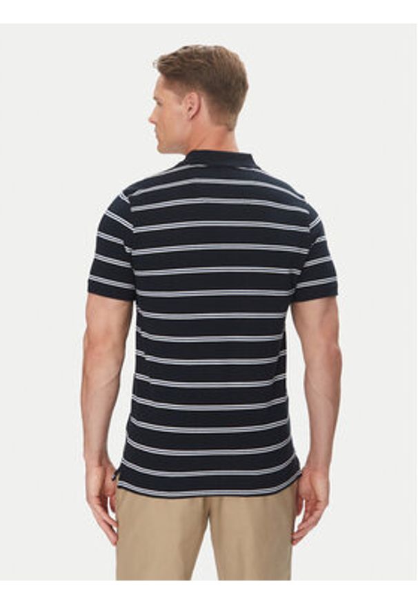 Pierre Cardin Polo C5 21364.2111 Granatowy Regular Fit. Typ kołnierza: polo. Kolor: niebieski. Materiał: bawełna