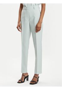 Calvin Klein Chinosy K20K205959 Zielony Slim Fit. Kolor: zielony. Materiał: wiskoza, syntetyk