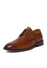 Gino Rossi - GINO ROSSI Półbuty EO-MARTINO-03 126AM Brązowy. Kolor: brązowy. Materiał: skóra #8