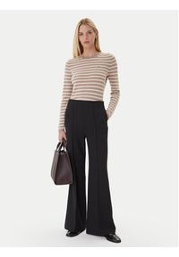 TOMMY HILFIGER - Tommy Hilfiger Spodnie palazzo WW0WW48406 Czarny Wide Leg. Kolor: czarny. Materiał: syntetyk #3
