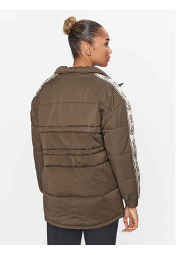 Guess Kurtka przejściowa V2BL09 WF330 Brązowy Regular Fit. Kolor: brązowy. Materiał: syntetyk, bawełna