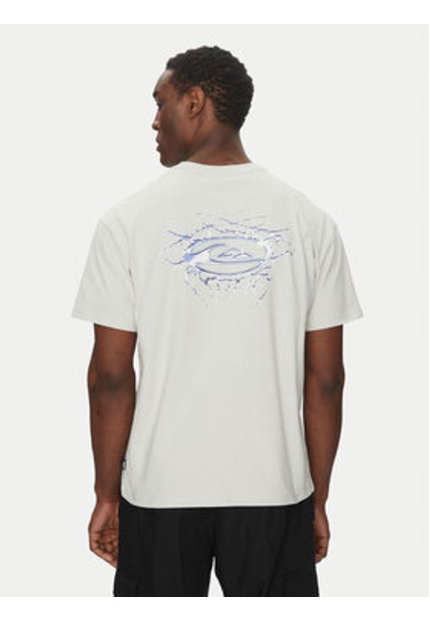 Quiksilver T-Shirt EQYZT08016 Szary Regular Fit. Kolor: szary. Materiał: bawełna