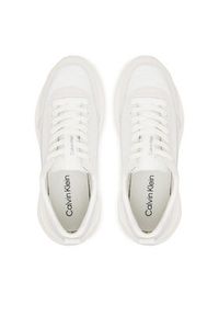 Calvin Klein Sneakersy Hike Runner Casual Ny-Su Aop Wn YW0YW01995 Biały. Okazja: na co dzień. Kolor: biały. Materiał: zamsz, skóra