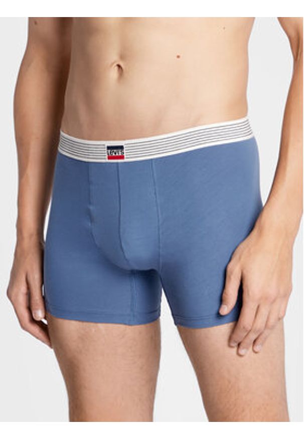 Levi's® Komplet 2 par bokserek 701220654 Granatowy. Kolor: niebieski. Materiał: bawełna