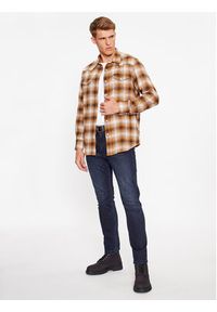 Wrangler Koszula jeansowa Western 112341159 Brązowy Regular Fit. Kolor: brązowy. Materiał: jeans, bawełna #4