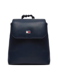 Tommy Jeans Plecak Tjw City-Wide Backpack AW0AW15938 Granatowy. Kolor: niebieski. Materiał: skóra
