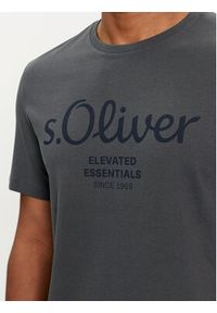 s.Oliver T-Shirt 2139909 Szary Regular Fit. Kolor: szary. Materiał: bawełna #3