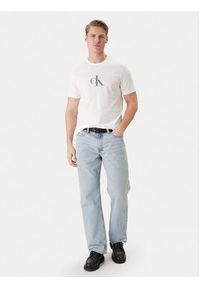Calvin Klein T-Shirt LV04RF853G Biały Regular Fit. Kolor: biały. Materiał: bawełna #5
