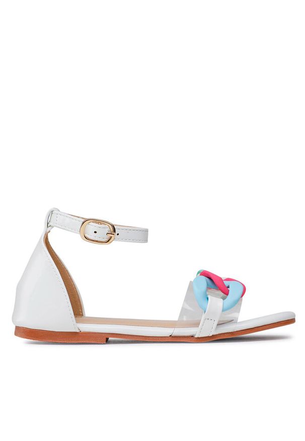 Sandały DeeZee. Kolor: biały