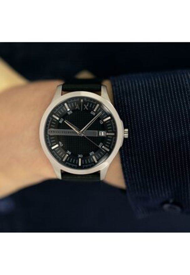 Armani Exchange Zegarek Hampton AX2101 Czarny. Kolor: czarny