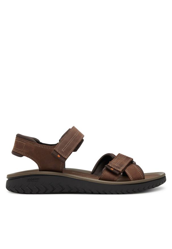 Sandały Clarks. Kolor: brązowy
