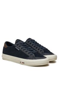 TOMMY HILFIGER - Tommy Hilfiger Sneakersy Vulc Street Low FM0FM05458 Granatowy. Kolor: niebieski. Materiał: skóra #6