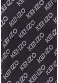 Kenzo - KENZO Czarny t-shirt damski w logo. Kolor: czarny #4