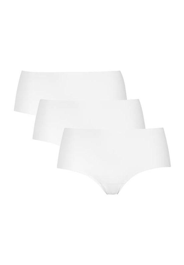 Cellbes Bezszwowe majtki ze stanem standardowej wysokości 3 Pack biały female biały 50/52. Kolor: biały. Materiał: bawełna