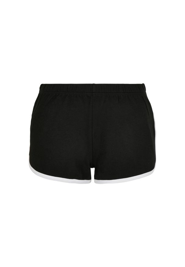 Ekologiczne Szorty duże rozmiary kobieta Urban Classics Interlock Retro. Kolor: czarny, wielokolorowy, biały. Długość: krótkie
