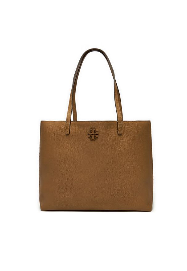 Tory Burch Torebka Mcgraw Tote 152221 Brązowy. Kolor: brązowy. Materiał: skórzane