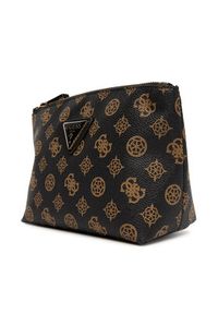 Guess Kosmetyczka TWHP74 52959 Czarny. Kolor: czarny. Materiał: skóra