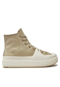 Converse Trampki Chuck Taylor All Star Construct Leather A06595C Beżowy. Kolor: beżowy #1