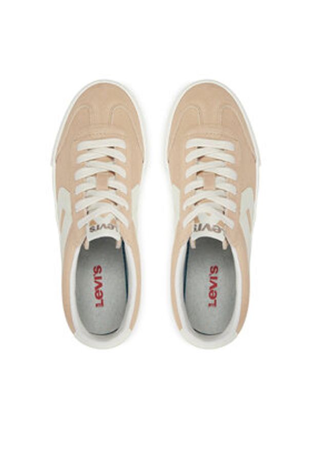 Levi's® Sneakersy 235665-1619 Beżowy. Kolor: beżowy. Materiał: skóra
