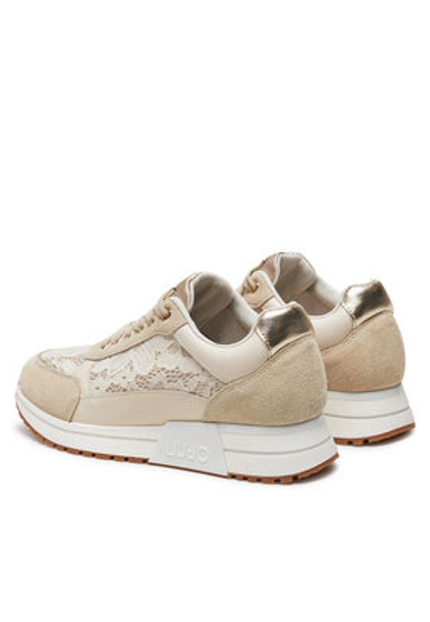 Liu Jo Sneakersy Johanna 01 BF4027 PX523 Beżowy. Kolor: beżowy. Materiał: materiał