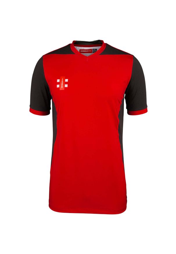 GRAY-NICOLLS - Koszulka dla dzieci Gray-Nicolls T20. Kolor: czarny, czerwony, wielokolorowy