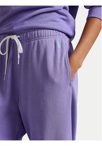Polo Ralph Lauren Spodnie dresowe 211971694006 Fioletowy Tapered Fit. Kolor: fioletowy. Materiał: bawełna #2