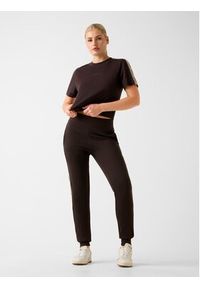 Guess T-Shirt 144851 Brązowy Classic Fit. Kolor: brązowy #6