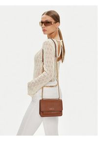 MICHAEL Michael Kors Torebka Claire 32T4GC7C1T Brązowy. Kolor: brązowy. Materiał: skórzane #3