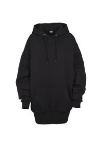 Urban Classics - Bluza damska z kapturem Urban Classic long Oversized. Typ kołnierza: kaptur. Kolor: czarny #1