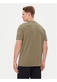 BOSS - Boss T-Shirt 50506373 Khaki Regular Fit. Kolor: brązowy. Materiał: bawełna
