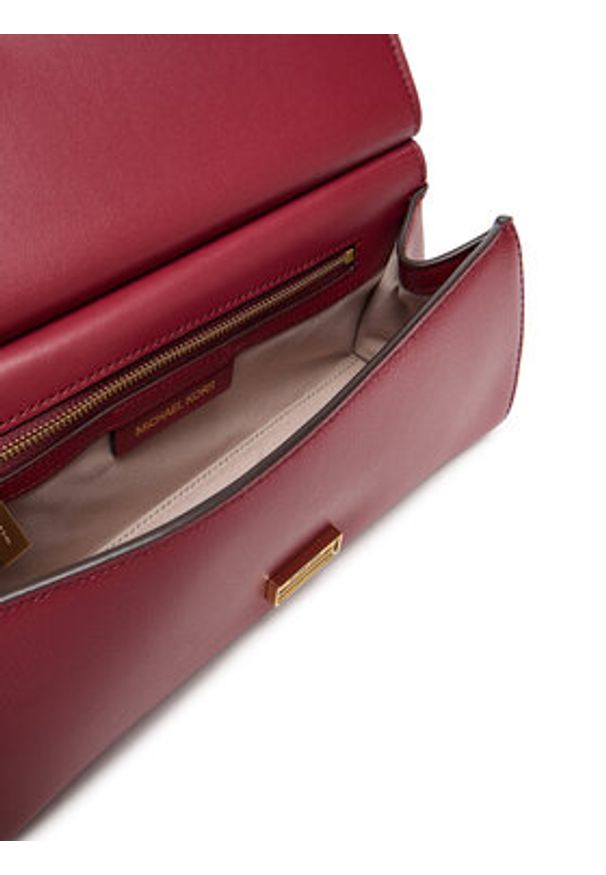 MICHAEL Michael Kors Torebka Carmine 30S5G9YC6L Bordowy. Kolor: czerwony. Materiał: skórzane