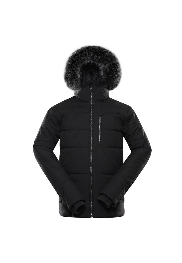 ALPINE PRO - Kurtka uniwersalna męska Alpine Pro Pro Lode. Typ kołnierza: kaptur. Kolor: czarny. Materiał: syntetyk. Sport: turystyka piesza