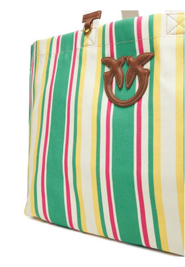 Pinko - PINKO Torebka Shopping Bag Extra PE 25 PLTT 104754 A2G5 Zielony. Kolor: zielony