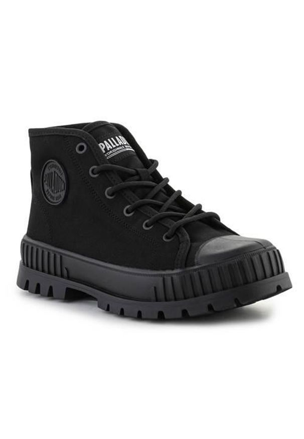 Buty do chodzenia unisex Palladium Pallashock Supply. Kolor: czarny. Materiał: tkanina. Szerokość cholewki: normalna. Sport: turystyka piesza